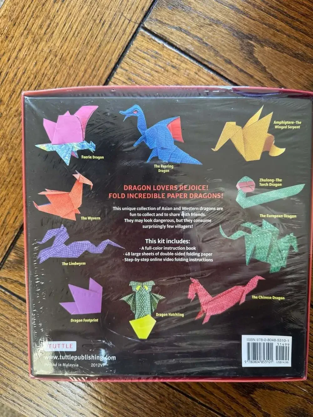 Origami Dragons Kit: Magnificent Paper Models That Are Fun to Fold! by Marc Kirs